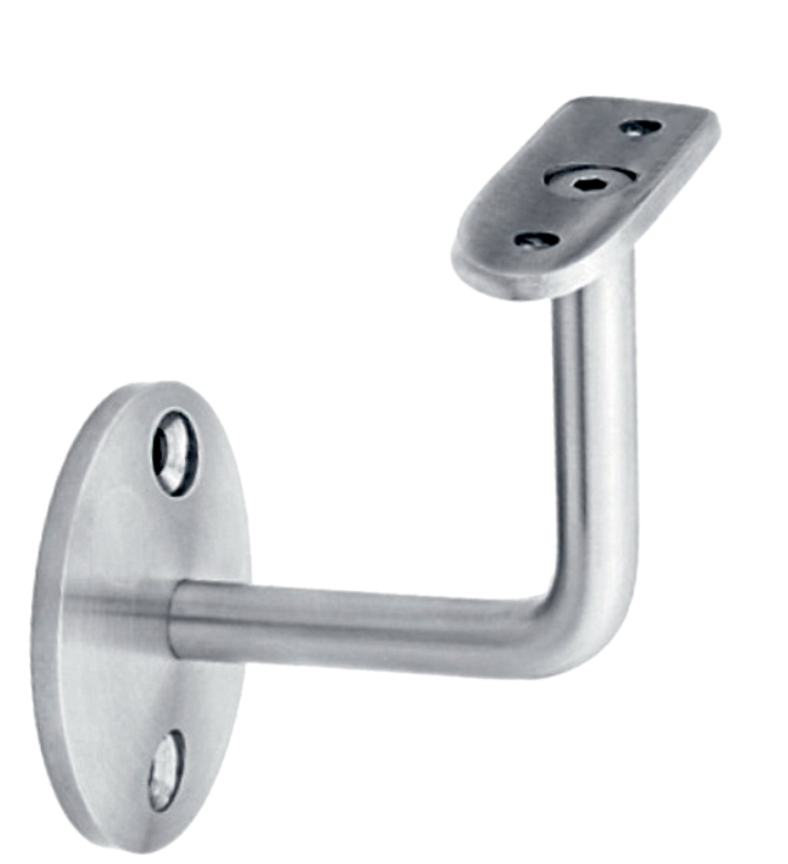UCHWYT DO PORĘCZY MOCOWANY DO ŚCIANY / DO RURY 42.4 mm / STAL NIERDZEWNA A2