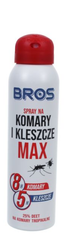SPRAY NA KOMARY I KLESZCZE MAX 90 ml
