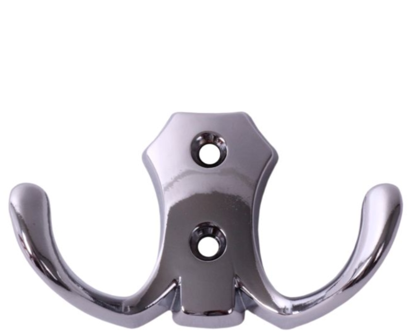METALOWY WIESZAK CHROM