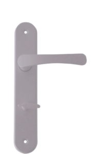 Klamka do drzwi biała 60 mm - WC NAJDER