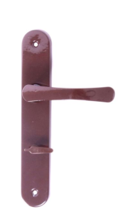 Klamka do drzwi brązowa 72 mm - WC NAJDER