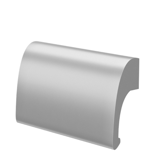 POCHWYT BALKONOWY ALUMINIOWY DE LUX ANODA -F1 MAT