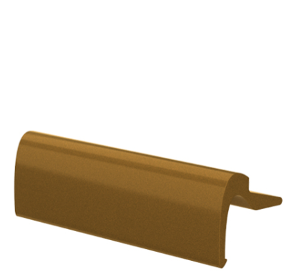 POCHWYT BALKONOWY ALUMINIOWY PRZYSZYBOWY GOLD