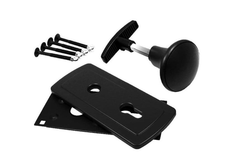 GAŁKO-KLAMKA PLASTIKOWA + SZYLD PLASTIK-METAL 60/76×173