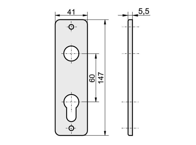 SZYLD PLASTIKOWY DO ZAMKA KASTEL 60/41×147