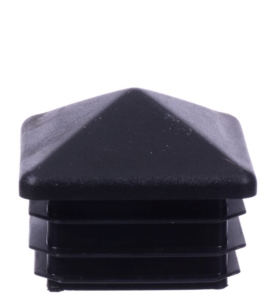 Zaślepka wewnętrzna do profili 100x100 mm LDPE czarna koperta