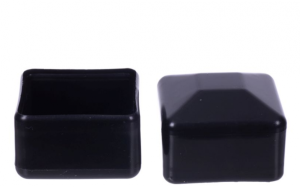 Zaślepka do profili zewnętrzna LDPE 70x70 mm czarna kwadratowa