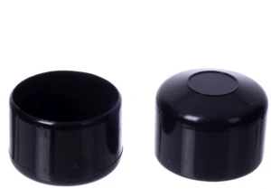Zaślepka do profili zewnętrzna LDPE Ø42.4 mm czarna okrągła
