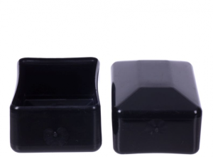 Zaślepka do profili zewnętrzna LDPE 20x30 mm czarna prostokątna