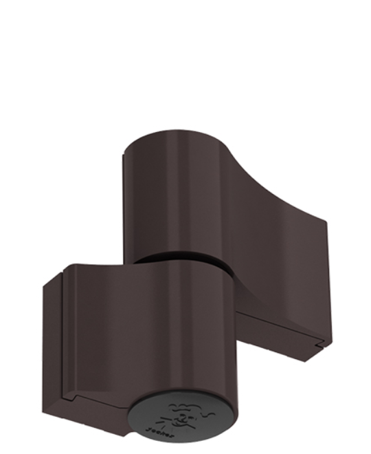 ZAWIAS DRZWIOWY JOCKER DO ALUMINIUM DWUSKRZYDŁOWY 160 kg / 67 mm BRĄZ