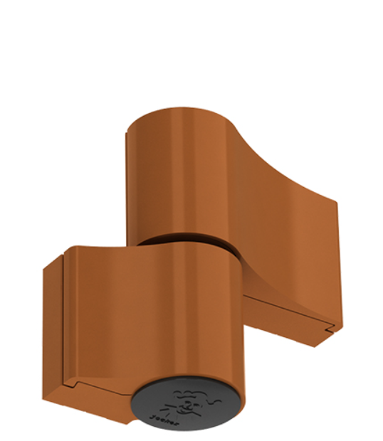 ZAWIAS DRZWIOWY JOCKER DO ALUMINIUM DWUSKRZYDŁOWY 160 kg 67 mm ZŁOTY DĄB
