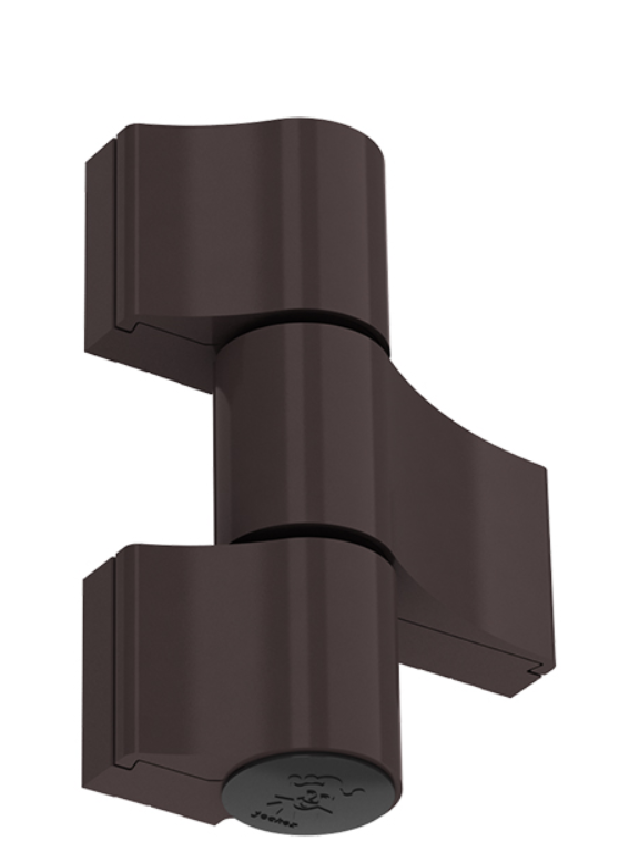 ZAWIAS DRZWIOWY JOCKER DO ALUMINIUM TRZYSKRZYDŁOWY 160 kg 67 mm BRĄZ