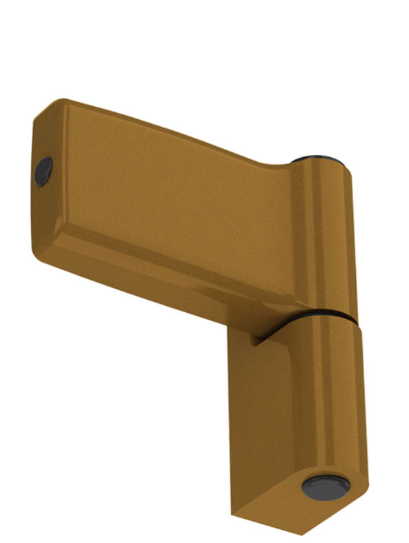 ZAWIAS DRZWIOWY JOCKER DO PCV 120 kg 17.5 mm GOLD
