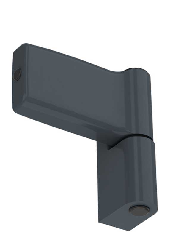 ZAWIAS DRZWIOWY JOCKER DO PCV 120 kg 20.5 mm ANTRACYT