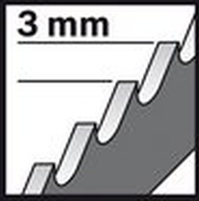BRZESZCZOT DO DREWNA HSC HELLER 132 / 105 x 1,45 x 7,8 mm / 3 mm - 8,5 Tpi / T301 CD - 5 szt.