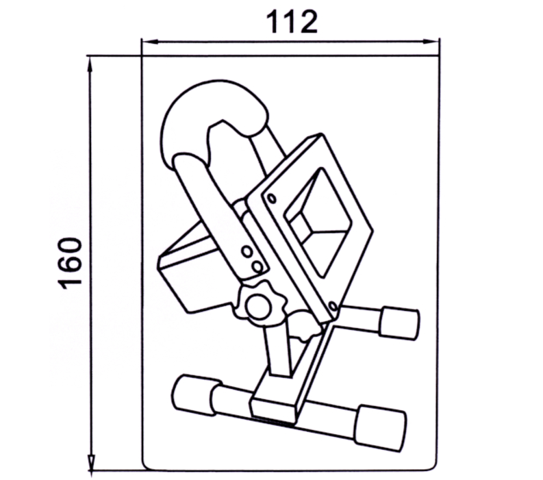 LAMPA LEDOWA AKUMLATOROWA 10W