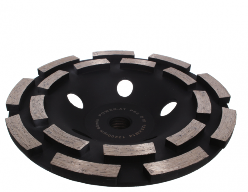 ŚCIERNICA DIAMENTOWA DWURZĘDOWA D-III PR5 125mm / M14