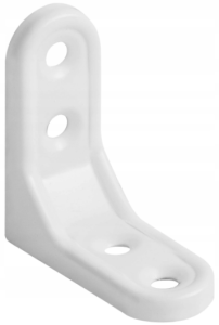 Wspornik stalowy 50x50 mm biały