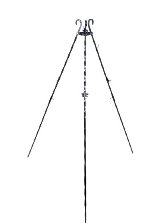 GRILL TRÓJNÓG SKŁADANY Z PRĘTA 12 x 12 mm OZDOBNY 187 cm