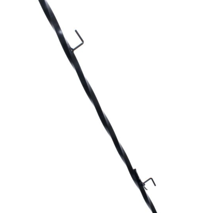 GRILL TRÓJNÓG SKŁADANY Z PRĘTA 12 x 12 mm OZDOBNY 187 cm