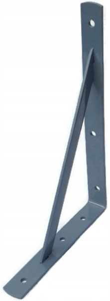 WSPORNIK STALOWY WZMACNIANY 500x330x4.0 SZARY
