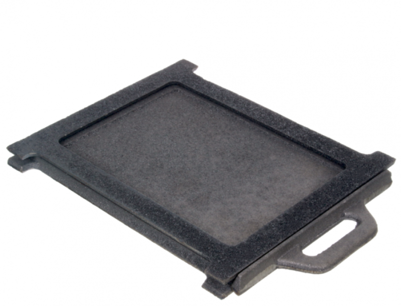 SZYBER ŻELIWNY DO KOMINA STANDARD DUŻY 21 x 27,5 cm