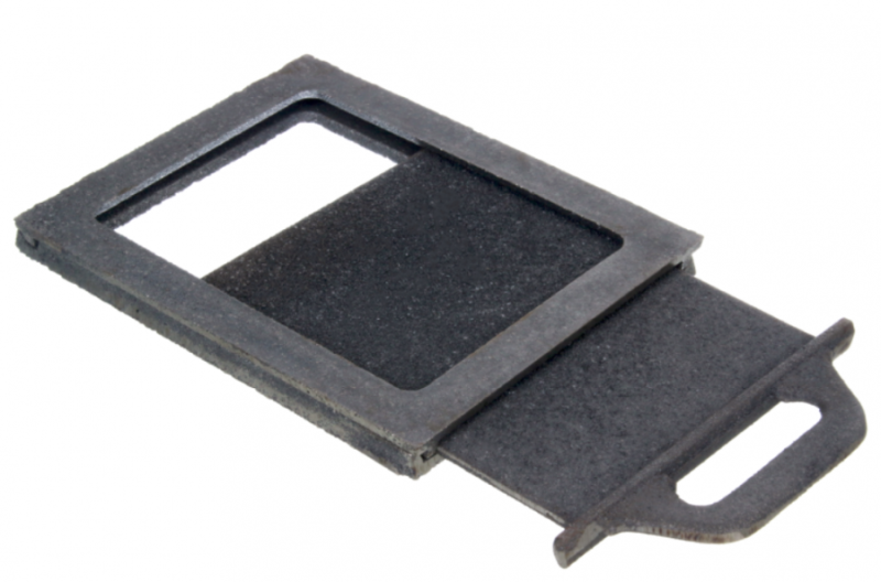 SZYBER ŻELIWNY DO KOMINA STANDARD MAŁY 16 x 21 cm