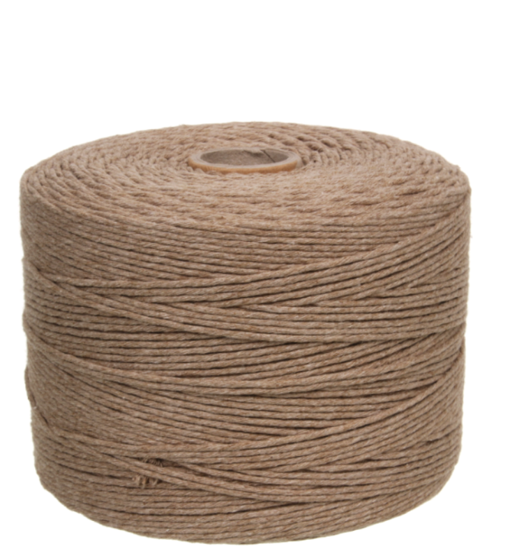 SZNUREK BAWEŁNIANY WĘDLINIARSKI 500 g SZARY TEX 1000