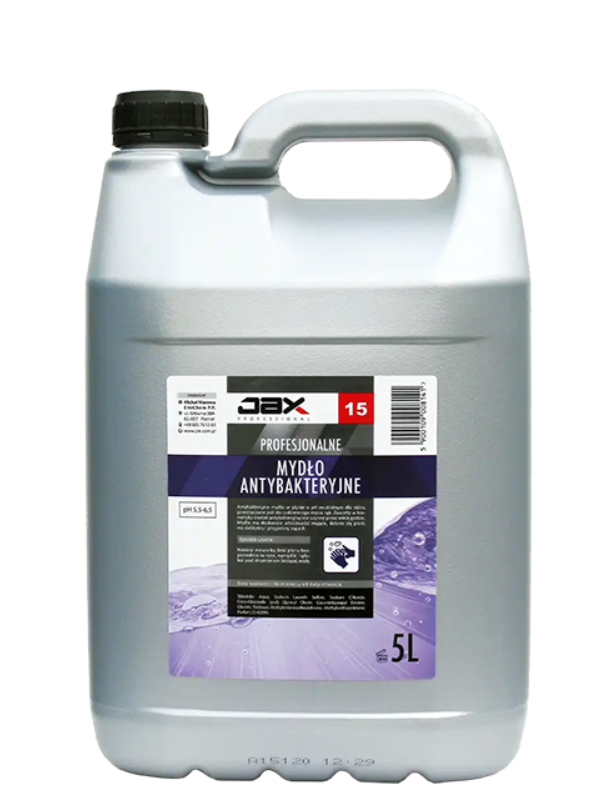 MYDŁO ANTYBAKTERYJNE JAX PROFESSIONAL 15 - 5L