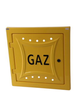SZAFKA GAZOWA ŻÓŁTA 60 x 60 RAMKA