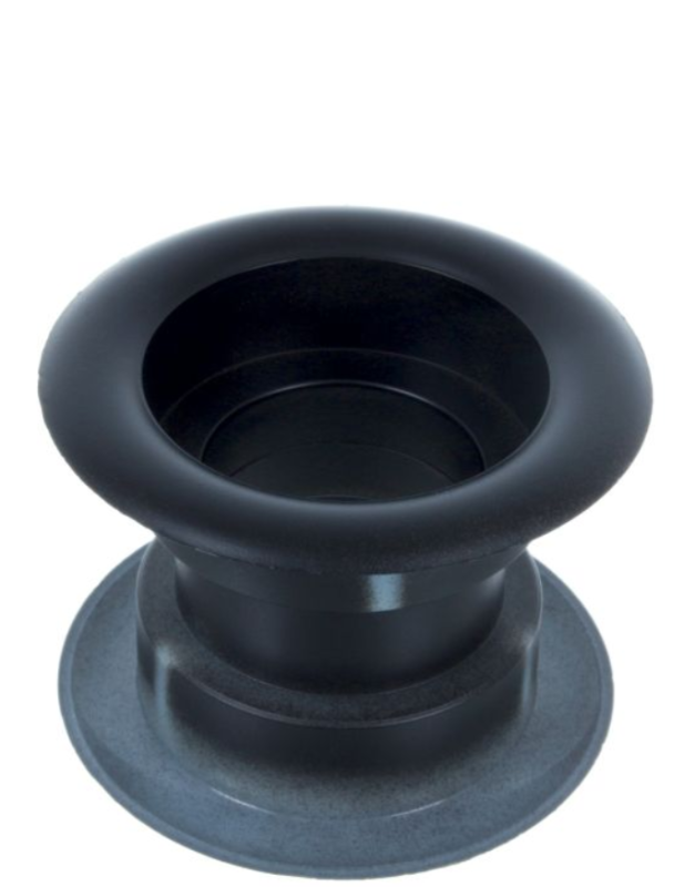 TULEJKA DRZWIOWA WENTYLACYJNA Ø55 mm CZARNY MAT