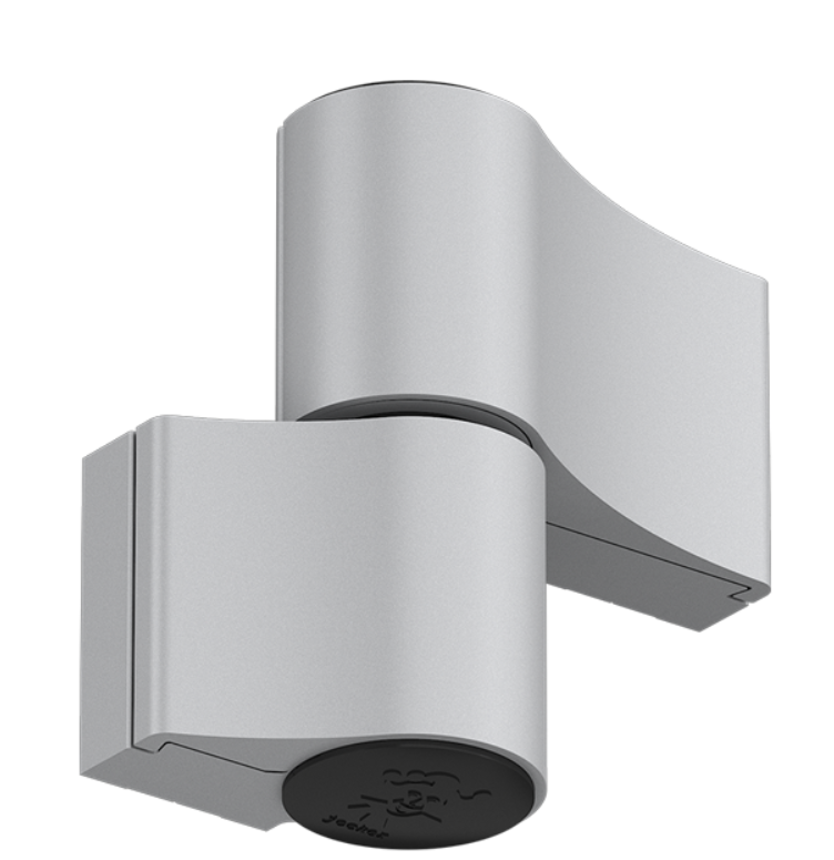 ZAWIAS DRZWIOWY JOCKER DO ALUMINIUM DWUSKRZYDŁOWY 160 kg 67 mm SZARY
