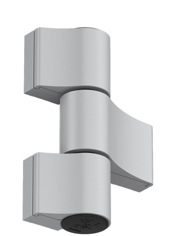 ZAWIAS DRZWIOWY JOCKER DO ALUMINIUM TRZYSKRZYDŁOWY 160 kg 67 mm SZARY