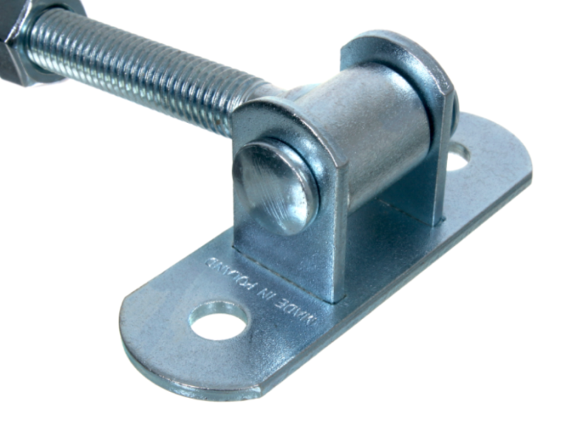 ZAWIAS REGULOWANY M12 L-115 PODSTAWA 90x30x3 mm