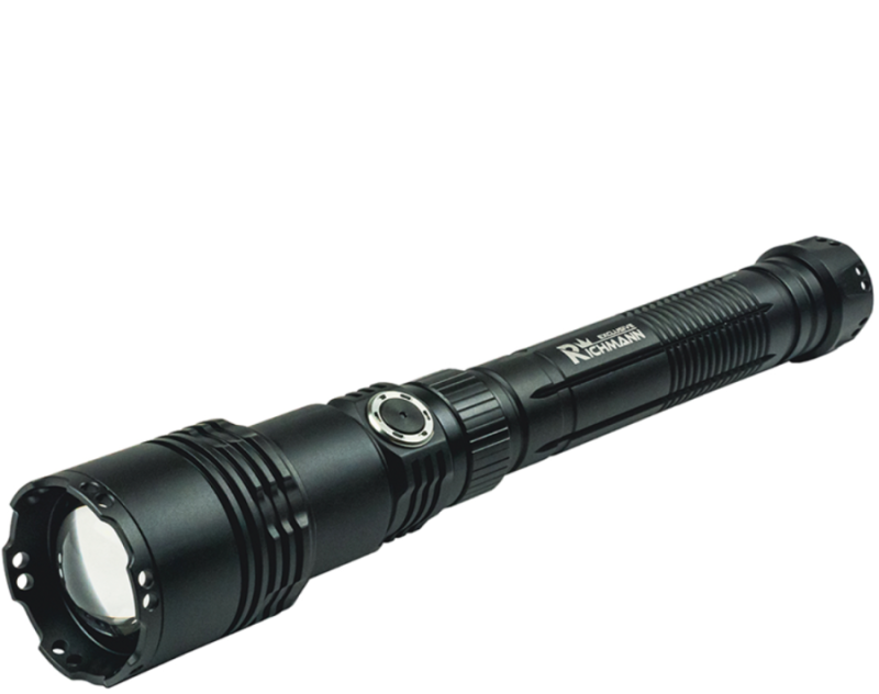 LATARKA ALUMINIOWA AKUMLATOROWA 10W LASER LED 1200 lM / ZOOM