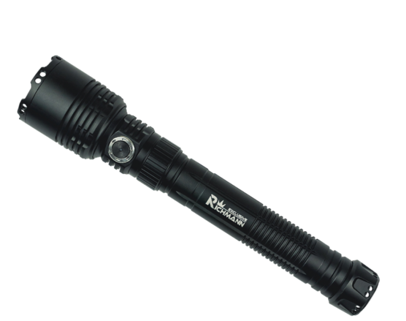 LATARKA ALUMINIOWA AKUMLATOROWA 10W LASER LED 1200 lM / ZOOM