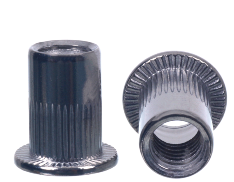 NITONAKRĘTKA NIERDZEWNA Z KOŁNIERZEM ZĄBKOWANA M4x10 mm - 100 szt.