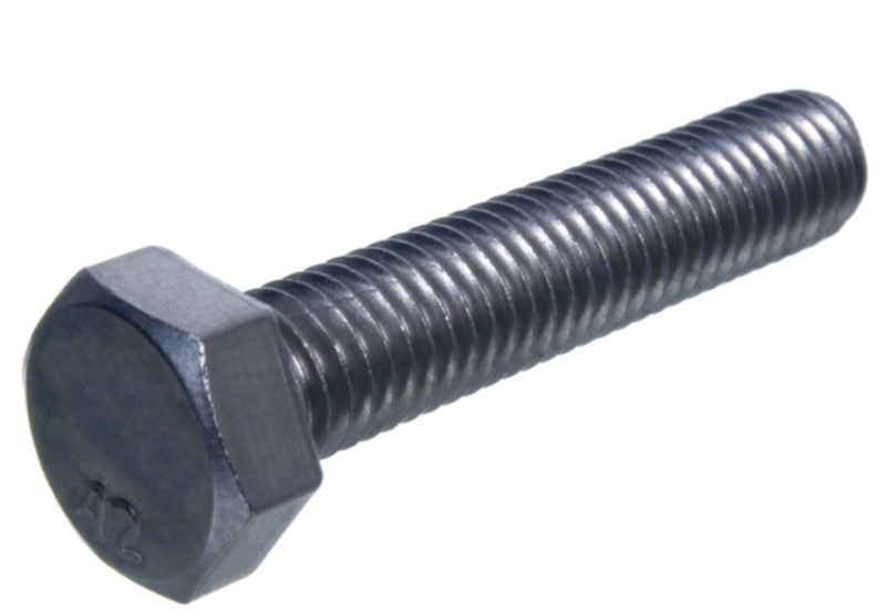 ŚRUBA NIERDZEWNA ŁEB SZEŚCIOKĄTNY PEŁNY GWINT M10 x 25 mm - 100 szt.