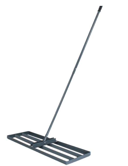 NIWELATOR OGRODOWY RĘCZNY 90x30 cm Z TRZONKIEM MEATLOWYM 175 cm