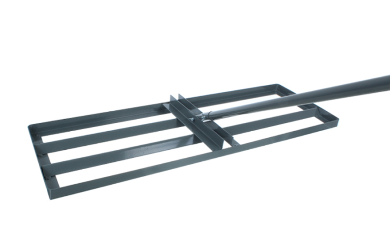 NIWELATOR OGRODOWY RĘCZNY 90x30 cm Z TRZONKIEM MEATLOWYM 175 cm