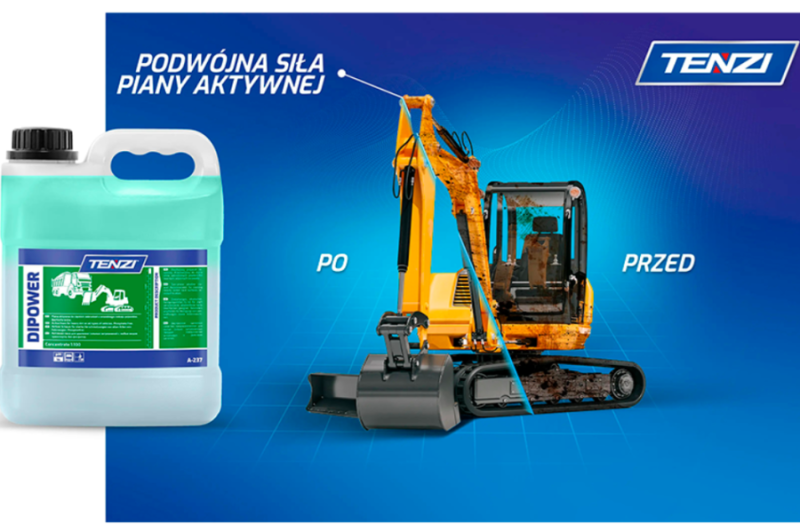 PŁYN PIANA AKTYWNA DWUFAZOWA SILNA DO CIĘŻARÓWEK I MASZYN DIPOWER 5 L