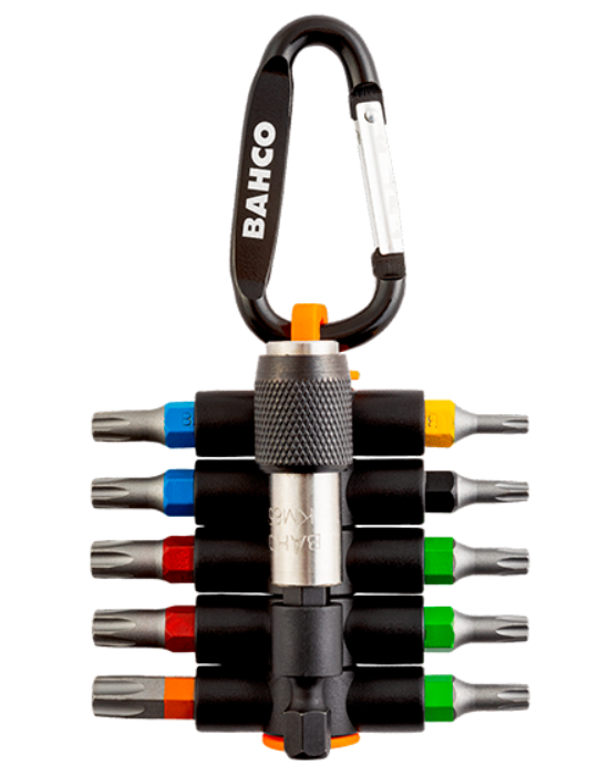 ZESTAW BITÓW 11 ELEMENTÓW TORX + UCHWYT AUTOMATYCZNY MOCOWANIE 1/4