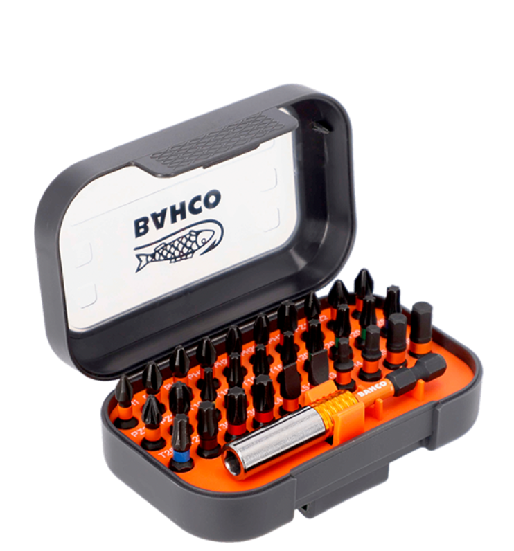 ZESTAW BITÓW UDAROWYCH 31 ELEMENTÓW TORX, PH, PZ, HEX BAHCO 1/4" -25 mm
