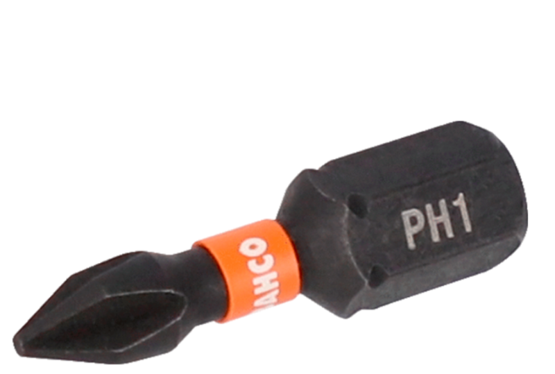 BIT KOŃCÓWKA UDAROWA PH1 1/4"- 25 mm TORSION 10 szt.