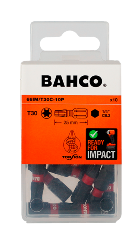 BIT KOŃCÓWKA UDAROWA T30 1/4"- 25 mm TORSION 10 szt.