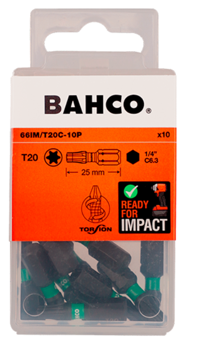 BIT KOŃCÓWKA UDAROWA T20 1/4" -50 mm TORSION 10 szt.