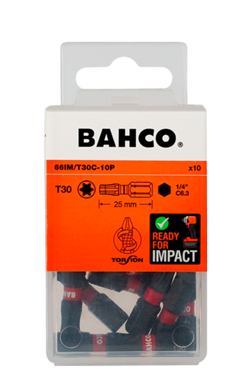 BIT KOŃCÓWKA UDAROWA T30 1/4" -50 mm TORSION 10 szt.