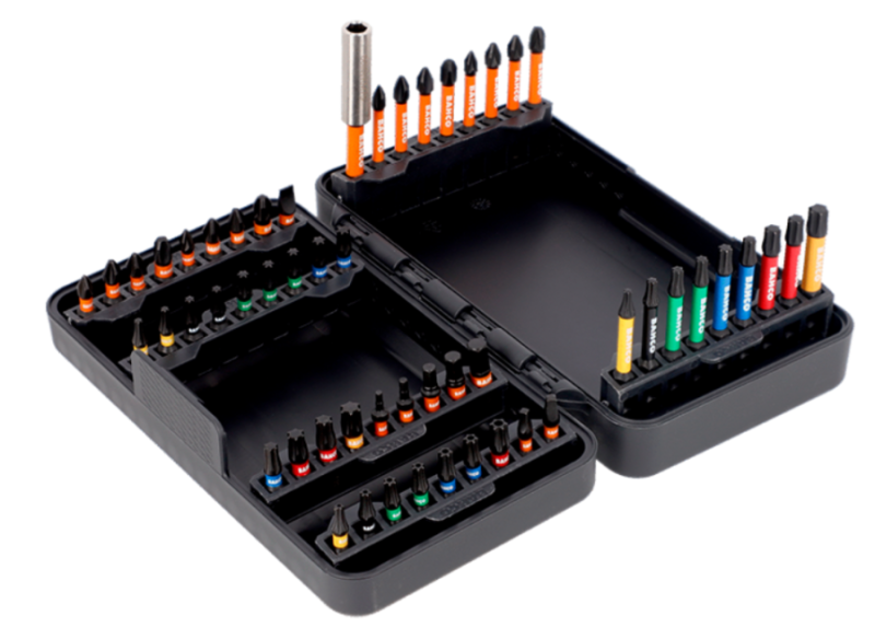 BIT - KOŃCÓWKA UDAROWA ZESTAW 54 ELEMENTÓW TORX, PH, PZ, HEX, TAMPER/ROBERTSON 1/4" 25 + 50 mm