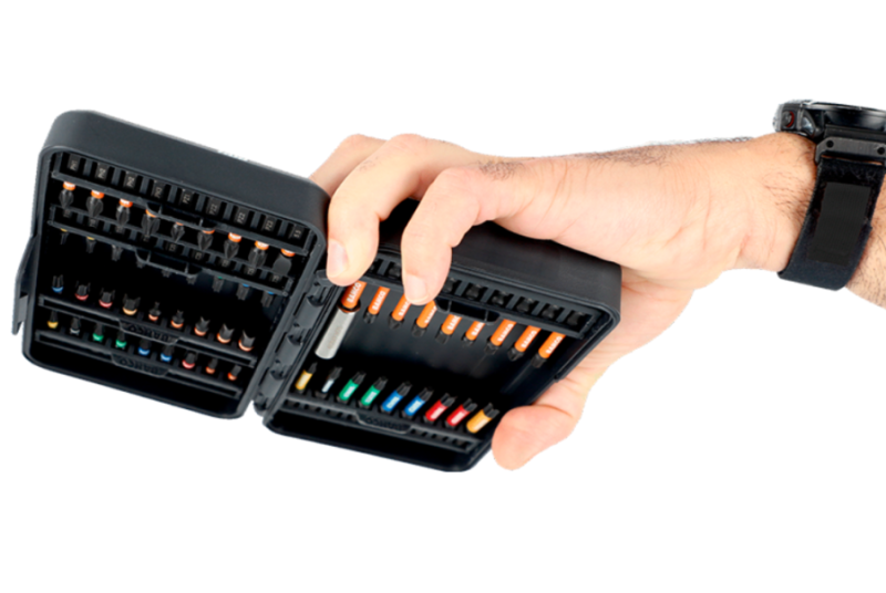 BIT - KOŃCÓWKA UDAROWA ZESTAW 54 ELEMENTÓW TORX, PH, PZ, HEX, TAMPER/ROBERTSON 1/4" 25 + 50 mm