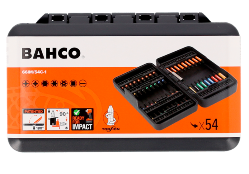 BIT - KOŃCÓWKA UDAROWA ZESTAW 54 ELEMENTÓW TORX, PH, PZ, HEX, TAMPER/ROBERTSON 1/4" 25 + 50 mm
